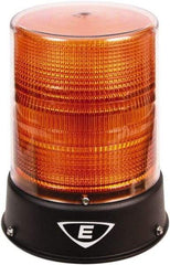 Edwards Signaling - 24 VAC/VDC, 4X NEMA Rated, LED, Amber, Flashing, Steady Light - 65 Flashes per min, 3/4 Inch Pipe, 8-1/4 Inch Diameter, 7-3/4 Inch High, IP66 Ingress Rating, Pipe Mount - Caliber Tooling