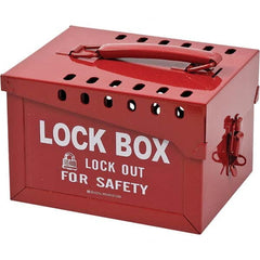 Brady - Group Lockout Boxes Portable or Wall Mount: Portable Maximum Number of Padlocks: 13 - Caliber Tooling