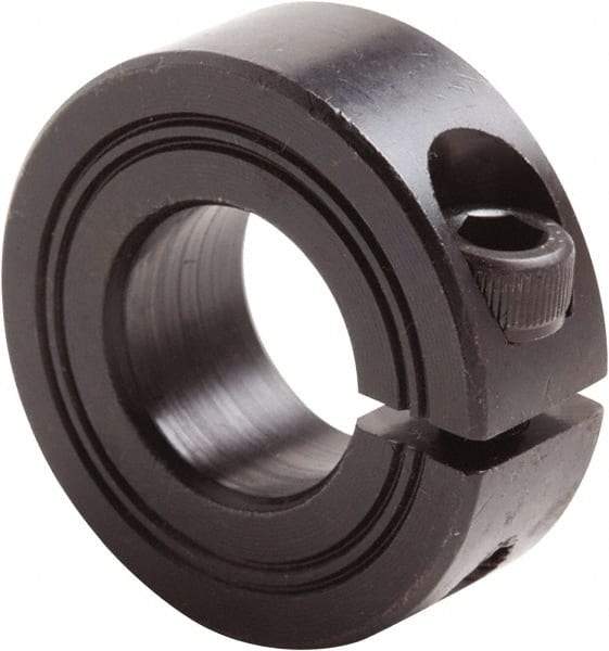 Climax Metal Products - 32mm Bore, Steel, One Piece Clamp Collar - 2-1/8" Outside Diam - Caliber Tooling