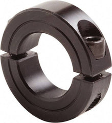 Climax Metal Products - 5" Bore, Steel, Two Piece Clamp Collar - 6-1/4" Outside Diam, 7/8" Wide - Caliber Tooling