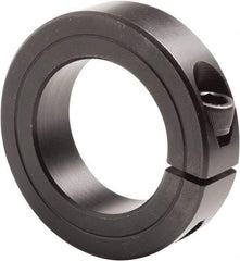 Climax Metal Products - 3-7/16" Bore, Steel, One Piece Clamp Collar - 4-3/4" Outside Diam, 7/8" Wide - Caliber Tooling