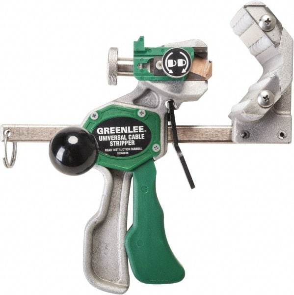 Greenlee - 1/2" to 3" Capacity Cable Wire Stripper - 1/2" Min Wire Gage - Caliber Tooling