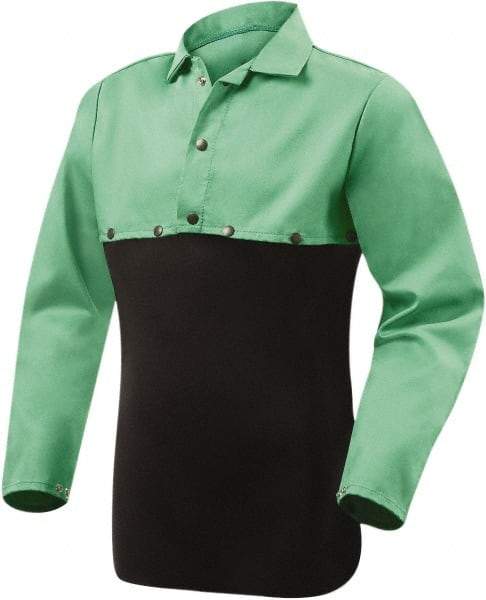 Steiner - Size M, Flame Resistant, Cape Sleeves - Cotton, 9 oz, Green - Caliber Tooling