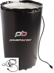 Powerblanket - 14" Wide, 15 Gallon Wrap-Around Drum Heater - 120 Volt, 3.33 Amps, 0°F to 145°F Thermostat Rating - Caliber Tooling