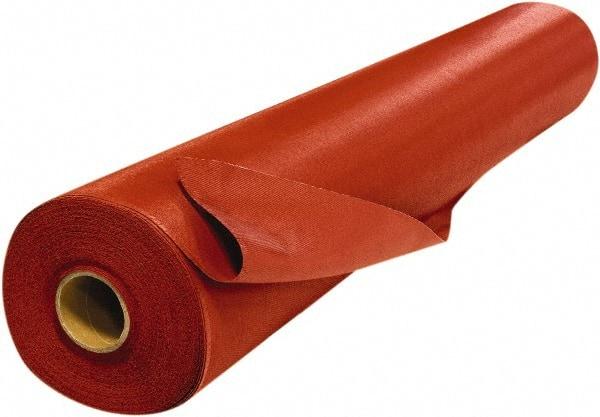 Steiner - 5' Wide x 0.035" Thick Silicone Coated Fiberglass Welding Blanket - Red - Caliber Tooling