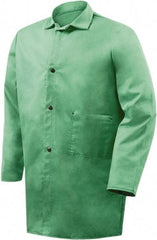 Steiner - Size S Flame Resistant/Retardant Jacket - Green, Cotton, Snaps Closure - Caliber Tooling