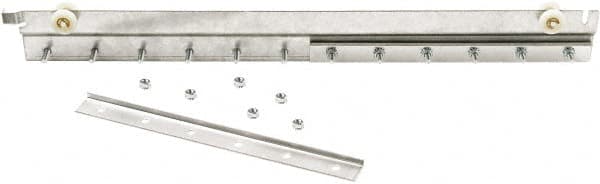 Steiner - 3' Long Galvanized Steel Dock Strip Door Strip Door Trolley - Use with Track & Roller Track - Caliber Tooling