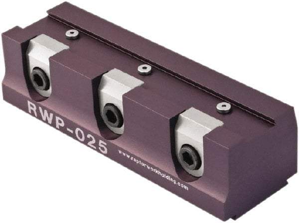 Raptor Workholding - 3/4" Jaw Width, 1-1/2" High x 6" Long x 2" Wide Dovetail Vise - For Use with 4 & 5 Axis Workholding Systems - Caliber Tooling