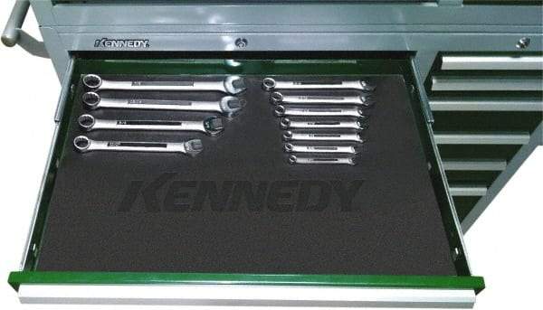 Kennedy - Tool Box PVC Coated Polyester Drawer Liner - 34" Wide x 20" Deep x 1/16" High, For Kennedy Models 3407MP, 348X - Caliber Tooling