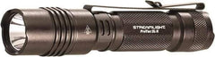 Streamlight - White LED Bulb, 500 Lumens, Industrial/Tactical Flashlight - Black Aluminum Body, 2 CR123A Lithium Batteries Included - Caliber Tooling