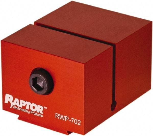 Raptor Workholding - 1-1/2" Jaw Width, 1.82" High x 2.35" Long x 2.95" Wide Dovetail Vise - For Use with 4 & 5 Axis Workholding Systems - Caliber Tooling