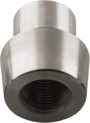 Made in USA - 7/16-20 Rod End Weldable Tube End - 3/4" Tube Size, Left Hand Thread - Caliber Tooling