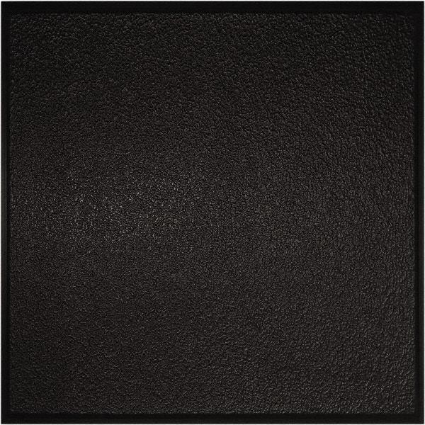 Genesis - 23-3/4" Long x 23-3/4" Wide x 0.11" Thick, Vinyl Ceiling Tile - ASTM E-84 Specification, Black - Caliber Tooling