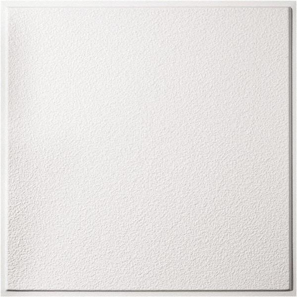 Genesis - 23-3/4" Long x 23-3/4" Wide x 0.11" Thick, Vinyl Ceiling Tile - ASTM E-84 Specification, White - Caliber Tooling