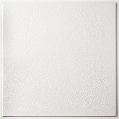 Genesis - 23-3/4" Long x 23-3/4" Wide x 0.11" Thick, Vinyl Ceiling Tile - ASTM E-84 Specification, White - Caliber Tooling