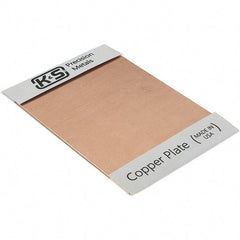 Made in USA - Copper Sheets Material: Copper Thickness (Decimal Inch): 0.0640 - Caliber Tooling