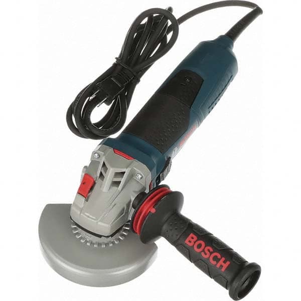 Bosch - 5" Wheel Diam, 11,500 RPM, Corded Angle & Disc Grinder - Caliber Tooling