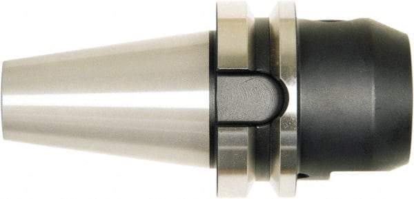 Bilz - BT30 1/2" Shank Diam Taper Shank 1/2" Hole End Mill Holder/Adapter - 1.38" Nose Diam, 2.36" Projection, M12 Drawbar, Through-Spindle, Through-Bore & DIN Flange Coolant - Exact Industrial Supply