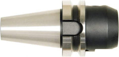 Bilz - BT40 1-1/4" Shank Diam Taper Shank 1-1/4" Hole End Mill Holder/Adapter - 2-1/2" Nose Diam, 3.35" Projection, M16 Drawbar, Through-Spindle, Through-Bore & DIN Flange Coolant - Exact Industrial Supply