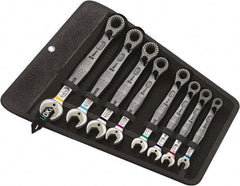 Wera - 11 Piece, 8mm to 19mm, Combination Wrench Set - Metric Measurement Standard, Chrome Vanadium Finish, Comes in Nylon Pouch - Caliber Tooling