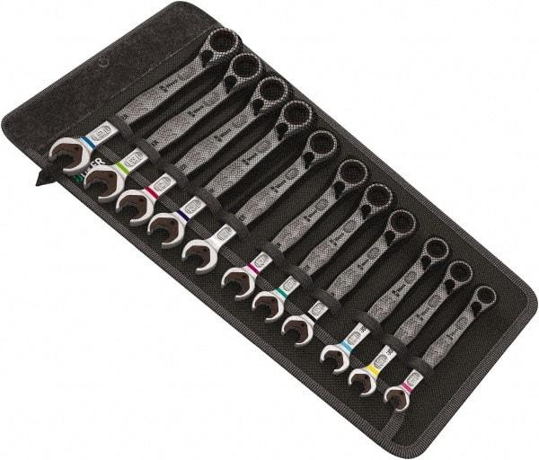 Wera - 8 Piece, 5/16" to 3/4", Combination Wrench Set - Inch Measurement Standard, Chrome Vanadium Finish, Comes in Nylon Pouch - Caliber Tooling