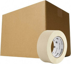 UNIVERSAL - 48mm Wide x 54.8 m Long Beige Crepe Paper Masking Tape - Series 6697, 5 mil Thick, 19 In/Lb Tensile Strength - Caliber Tooling