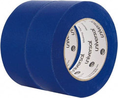 Universal One - 48mm Wide x 54.8 m Long Blue Crepe Paper Masking Tape - Series 6703, 5.5 mil Thick, 23 In/Lb Tensile Strength - Caliber Tooling