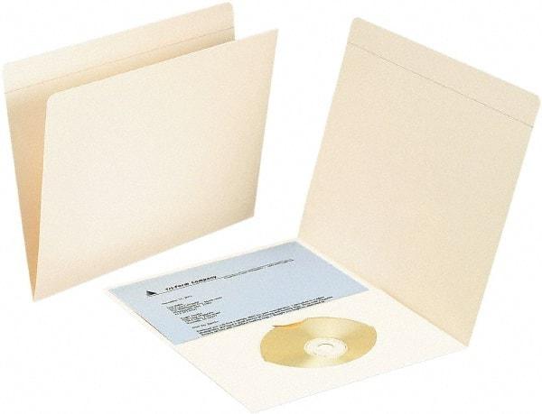 SMEAD - 8-1/2 x 11", Letter Size, Manila, File Folders with Top Tab - 11 Point Stock, Straight Tab Cut Location - Caliber Tooling