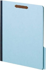 Pendaflex - 8-1/2 x 11", Letter Size, Light Blue, File Folders with Top Tab - 25 Point Stock, 1/3 Tab Cut Location - Caliber Tooling