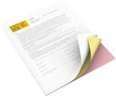 Xerox - 8-1/2" x 11" Canary, Pink & White Digital Carbonless Paper - Use with Laser Copiers, Laser Printers - Caliber Tooling