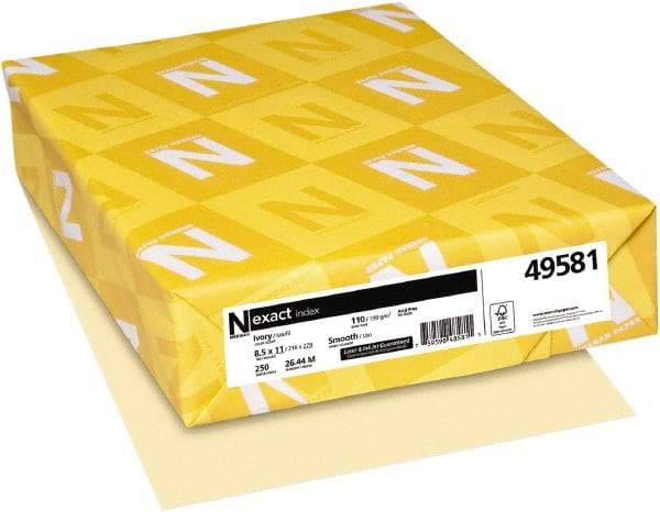 Neenah Paper - 8-1/2" x 11" Ivory Copy Paper - Use with Laser Printers, Copiers, Inkjet Printers - Caliber Tooling