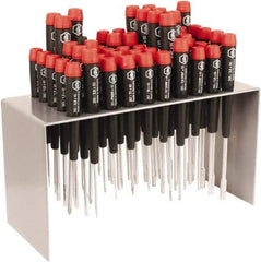 Wiha - 50 Piece Hex, Nut Driver, Pentalobe, Phillips, Slotted & Torx Screwdriver Set - Bit Sizes: Philips #000 to #1, Comes in Metal - Caliber Tooling