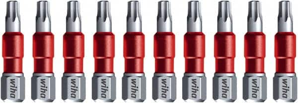 Wiha - T27 Torx Bit - 1/4" Hex Drive, 1-9/64" OAL - Caliber Tooling