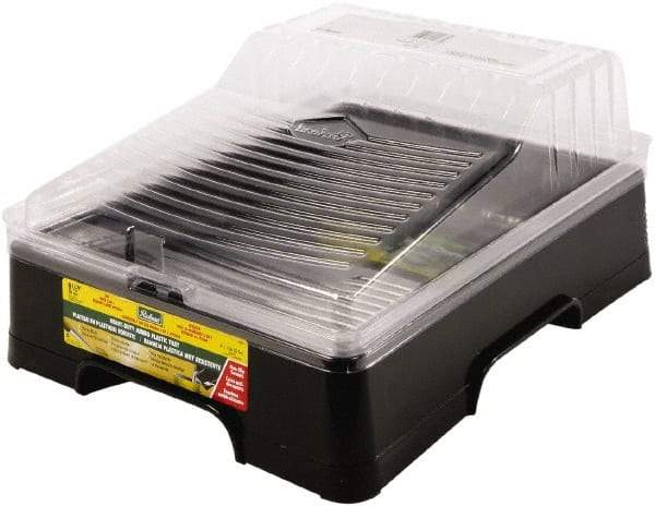 Richard - 9-1/2" Roller Compatible Paint Tray - 1 Gal Capacity, 9-1/2" Wide, Plastic - Caliber Tooling