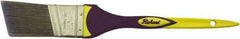 Richard - 1-1/2" Angled Polyester Angular Brush - 2-1/4" Bristle Length, 7-3/8" Rubber Sash Handle - Caliber Tooling