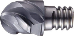 OSG - PXBE Grade XP3320 Carbide Ball Nose Milling Tip Insert - SiC Finish, 3 Flutes, 3/4" Cutting Diam, 0.525" Depth of Cut - Caliber Tooling