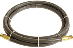 Continental ContiTech - 1/2" ID x 0.78" OD 10' Long Multipurpose Air Hose - MNPT x MNPT Ends, 300 Working psi, -10 to 158°F, 1/2" Fitting, Gray - Caliber Tooling