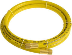 Continental ContiTech - 1/2" ID x 0.78" OD 10' Long Multipurpose Air Hose - FNPT x FNPT Ends, 300 Working psi, -10 to 158°F, 1/2" Fitting, Yellow - Caliber Tooling