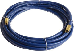 Continental ContiTech - 1/4" ID x 0.45" OD 15' Long Multipurpose Air Hose - MNPT x FNPT Ends, 300 Working psi, -10 to 158°F, 1/4" Fitting, Blue - Caliber Tooling