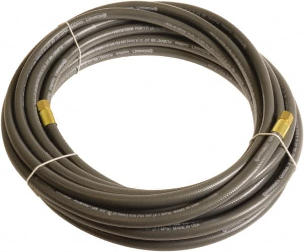 Continental ContiTech - 1/2" ID x 0.78" OD 15' Long Multipurpose Air Hose - FNPT x FNPT Ends, 300 Working psi, -10 to 158°F, 1/2" Fitting, Gray - Caliber Tooling