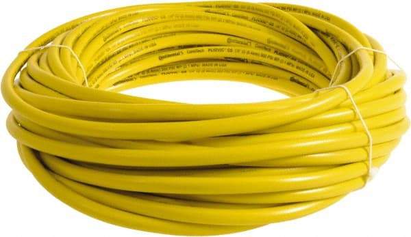 Continental ContiTech - 1/4" ID x 0.45" OD 300' Long Multipurpose Air Hose - 300 Working psi, -10 to 158°F, Yellow - Caliber Tooling