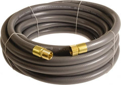 Continental ContiTech - 3/4" ID x 1.11" OD 75' Long Multipurpose Air Hose - MNPT x FNPT Ends, 250 Working psi, -10 to 158°F, 3/4" Fitting, Gray - Caliber Tooling