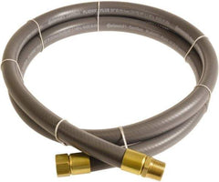 Continental ContiTech - 3/4" ID x 1.11" OD 10' Long Multipurpose Air Hose - MNPT x FNPT Ends, 250 Working psi, -10 to 158°F, 3/4" Fitting, Gray - Caliber Tooling