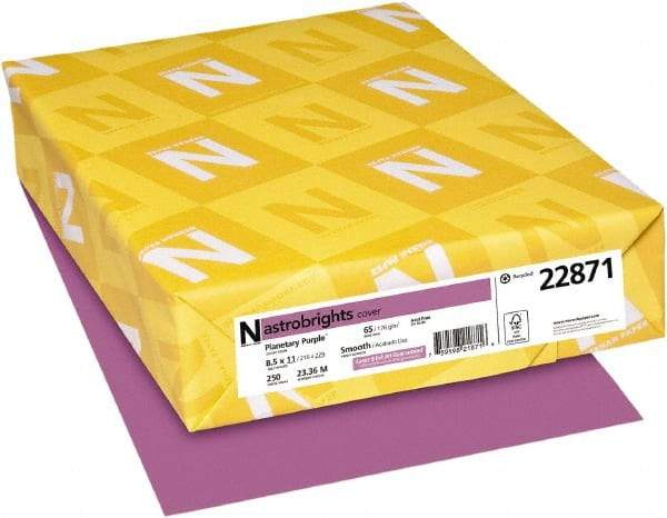 Neenah Paper - 8-1/2" x 11" Planetary Purple Colored Copy Paper - Use with Inkjet Printers, Laser Printers, Copiers - Caliber Tooling