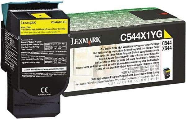 Lexmark - Yellow Toner Cartridge - Use with Lexmark C544dn, C544dtn, C544dw, C544n, X544dn, X544dtn, X544dw, X544n - Caliber Tooling