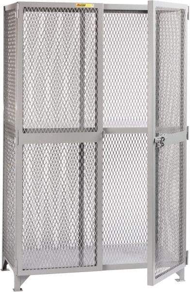 Little Giant - 1 Shelf Visible Storage Cabinet - Steel, 49" Wide x 27" Deep x 78" High, Gray - Caliber Tooling