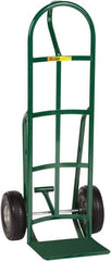 Little Giant - 800 Lb Capacity 49" OAH Hand Truck - 12 x 14" Base Plate, Loop Handle, Steel, Flat-Free Microcellular Foam Wheels - Caliber Tooling