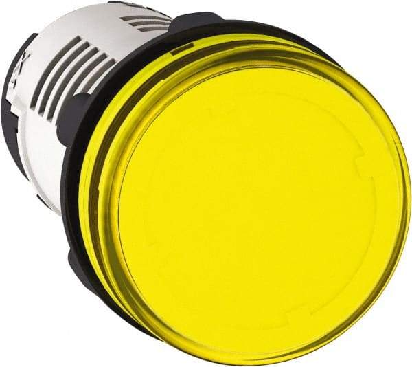 Schneider Electric - 120 V Yellow Lens LED Pilot Light - Caliber Tooling