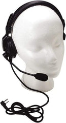 Kenwood - Single Muff, Boom Microphone Single Muff Headset - Black, Use with Protalk Series Two Way Radios - Caliber Tooling