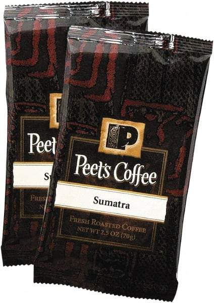 Peet's Coffee & Tea - Coffee Portion Packs, Sumatra, 2.5 oz Frack Pack, 18/Box - Caliber Tooling